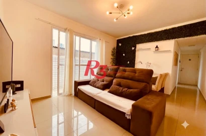 Apartamento com 1 dormitório à venda, 56 m² por R$ 490.000,00 - Vila Matias - Santos/SP