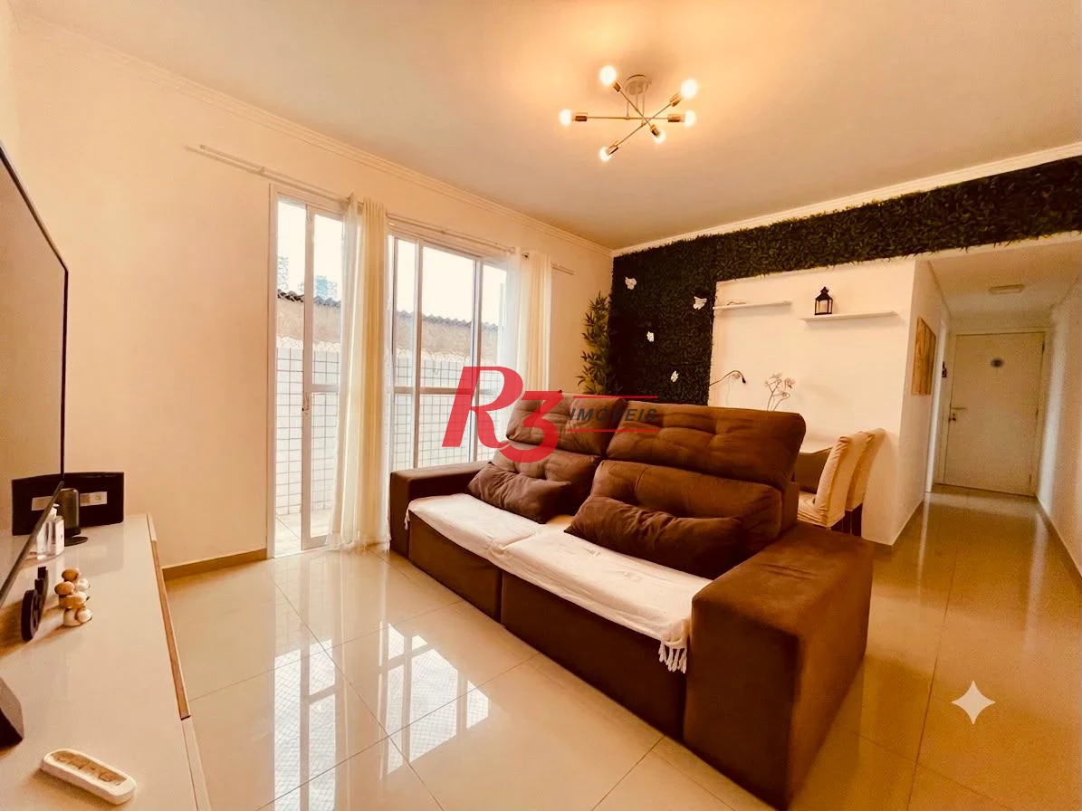 Apartamento com 1 dormitório à venda, 56 m² por R$ 490.000,00 - Vila Matias - Santos/SP