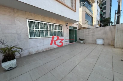 Sobrado com 3 dormitórios, 152 m² - venda por R$ 1.700.000,00 ou aluguel por R$ 13.000,00/mês - Aparecida - Santos/SP