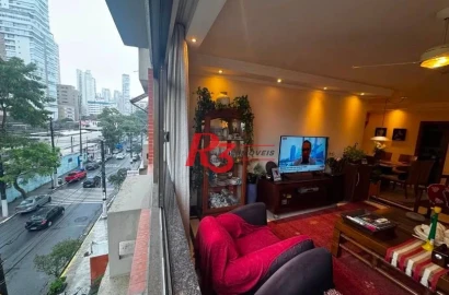 Apartamento à venda, 157 m² por R$ 1.390.000,00 - Boqueirão - Santos/SP