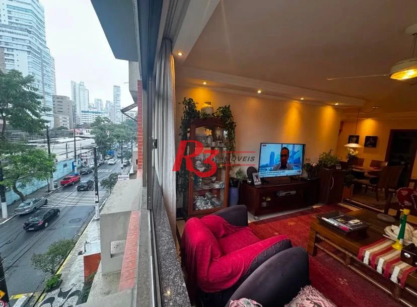 Apartamento à venda, 157 m² por R$ 1.390.000,00 - Boqueirão - Santos/SP