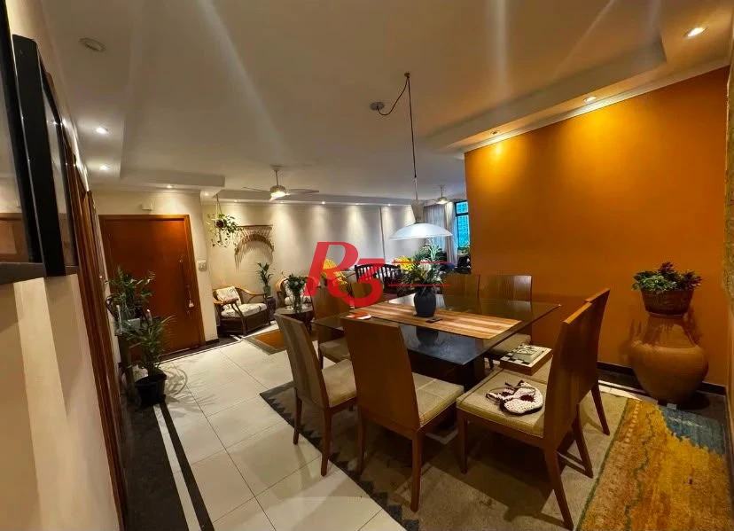 Apartamento à venda, 157 m² por R$ 1.390.000,00 - Boqueirão - Santos/SP