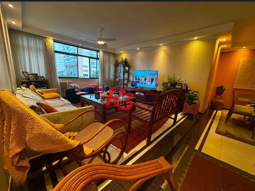 Apartamento à venda, 157 m² por R$ 1.390.000,00 - Boqueirão - Santos/SP