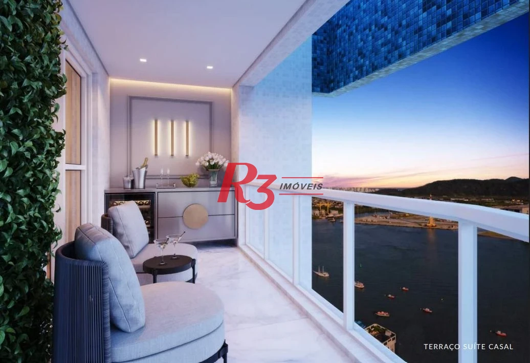 Cobertura à venda, 301 m² por R$ 8.500.000,00 - Ponta da Praia - Santos/SP