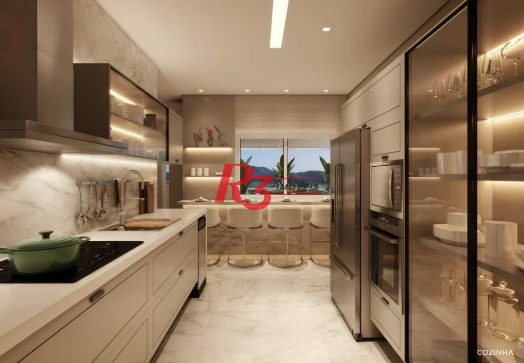 Cobertura à venda, 301 m² por R$ 8.500.000,00 - Ponta da Praia - Santos/SP