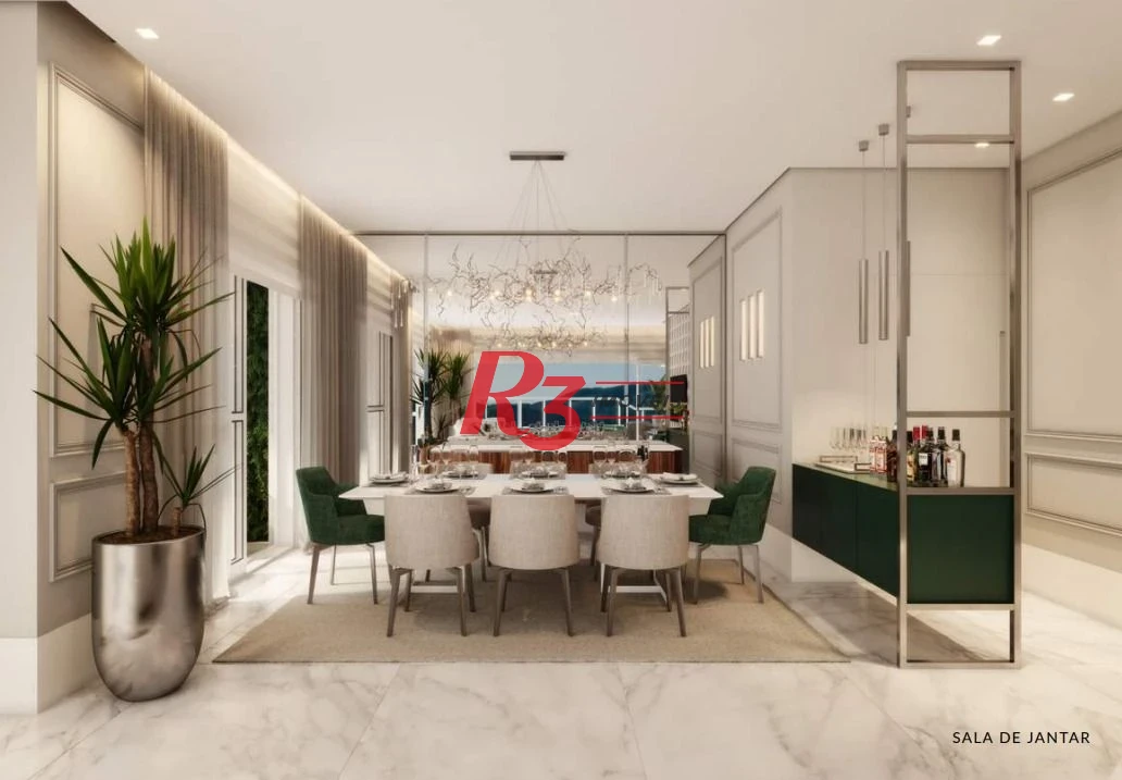 Cobertura à venda, 301 m² por R$ 8.500.000,00 - Ponta da Praia - Santos/SP