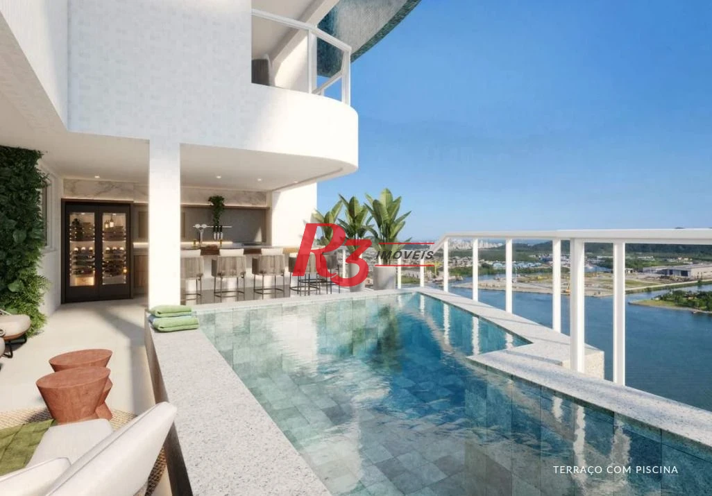 Cobertura à venda, 301 m² por R$ 8.500.000,00 - Ponta da Praia - Santos/SP