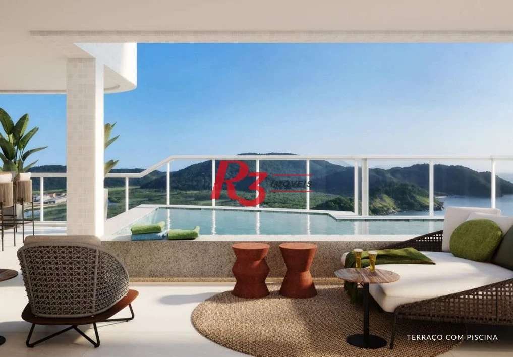 Cobertura à venda, 301 m² por R$ 8.500.000,00 - Ponta da Praia - Santos/SP