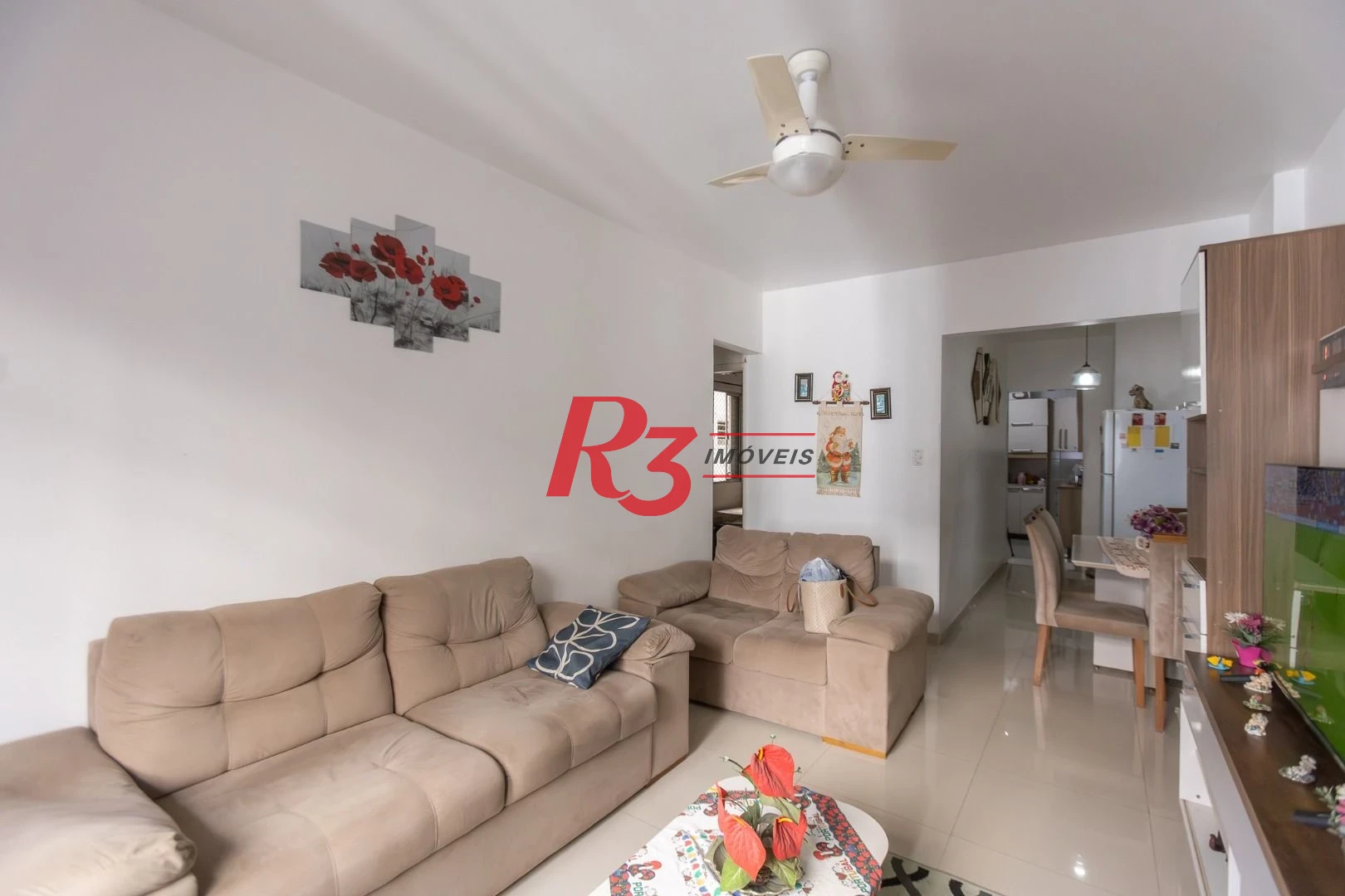 Apartamento com 2 dormitórios à venda, 74 m² por R$ 531.000,00 - Ponta da Praia - Santos/SP