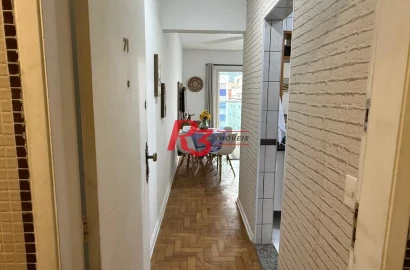 Apartamento com 2 dormitórios à venda, 95 m² por R$ 450.000,00 - José Menino - Santos/SP