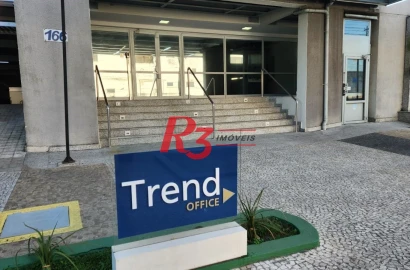 Sala para alugar, 42 m² por R$ 4.192,00/mês - Vila Matias - Santos/SP