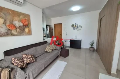 Apartamento à venda, 50 m² por R$ 420.000,00 - Macuco - Santos/SP