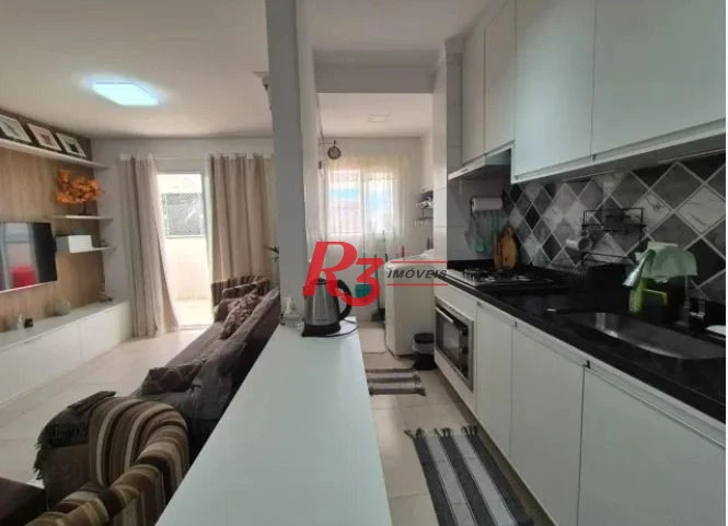 Apartamento à venda, 50 m² por R$ 420.000,00 - Macuco - Santos/SP