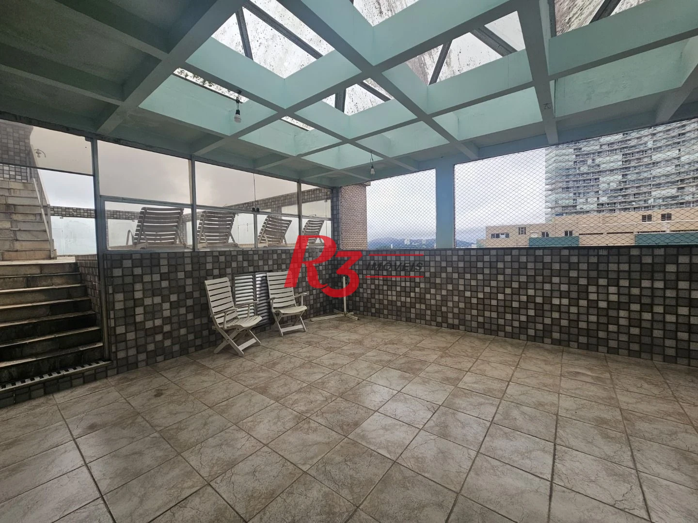 Cobertura com 4 dormitórios à venda, 380 m² por R$ 4.500.000,00 - Pompéia - Santos/SP