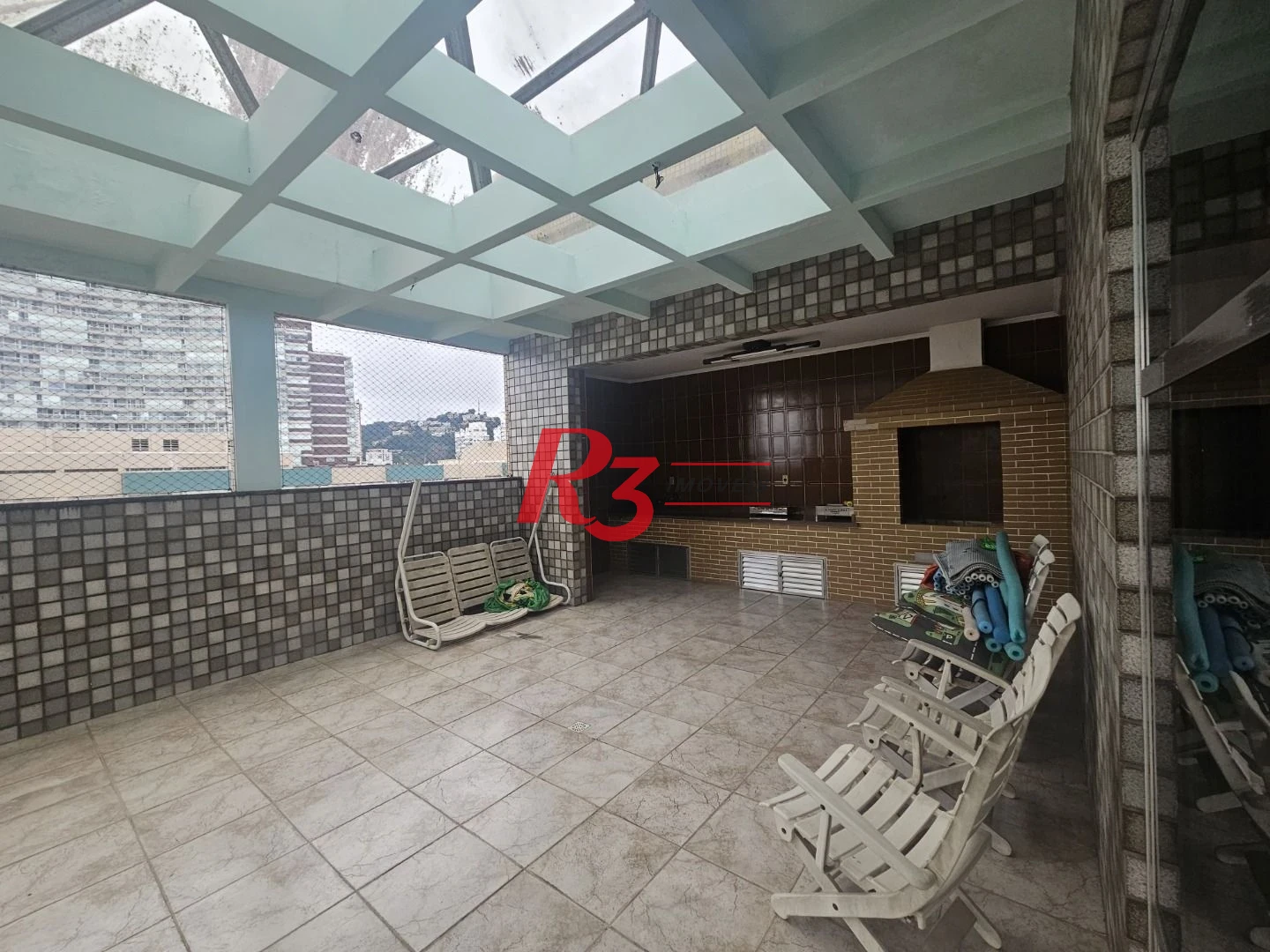 Cobertura com 4 dormitórios à venda, 380 m² por R$ 4.500.000,00 - Pompéia - Santos/SP