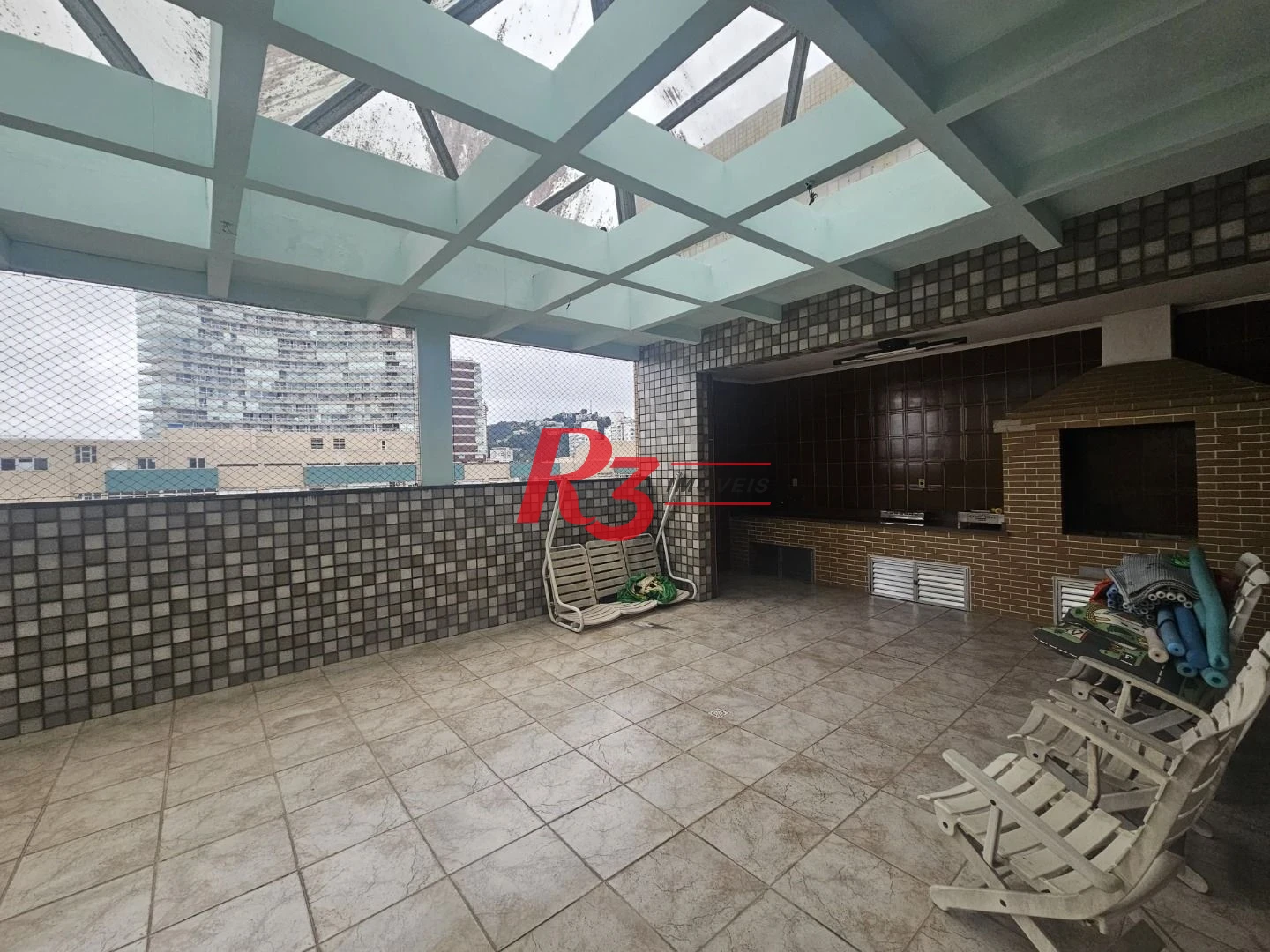 Cobertura com 4 dormitórios à venda, 380 m² por R$ 4.500.000,00 - Pompéia - Santos/SP