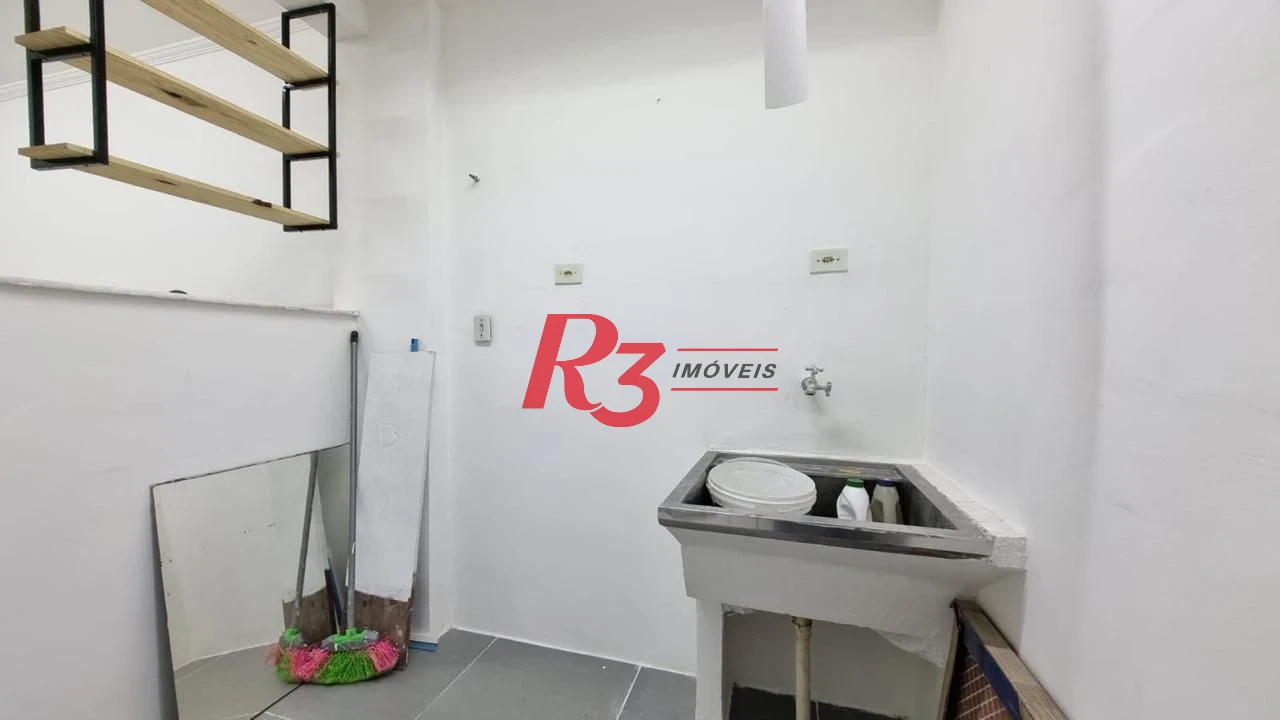 Apartamento com 2 dormitórios para alugar, 70 m² por R$ 3.000,00/mês - Vila Matias - Santos/SP