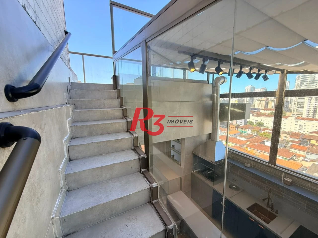 Cobertura com 3 dormitórios à venda, 175 m² por R$ 2.650.000 - Boqueirão - Santos/SP