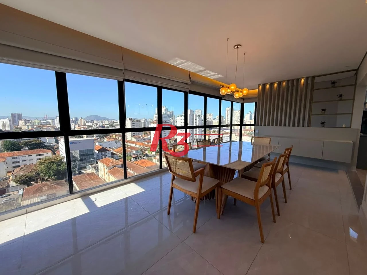 Cobertura com 3 dormitórios à venda, 175 m² por R$ 2.650.000 - Boqueirão - Santos/SP