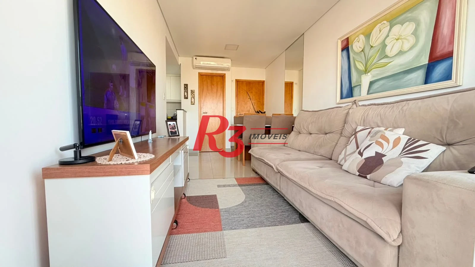 Apartamento com 2 dormitórios à venda, 54 m² por R$ 640.000,00 - Vila Matias - Santos/SP