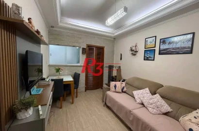 Apartamento à venda, 62 m² por R$ 375.000,00 - Vila Matias - Santos/SP