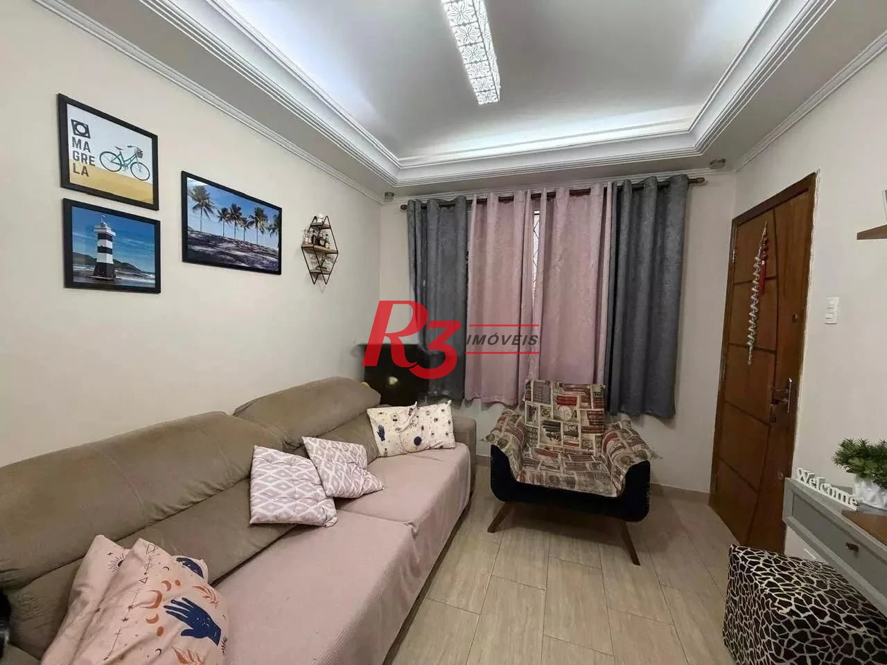 Apartamento à venda, 62 m² por R$ 375.000,00 - Vila Matias - Santos/SP
