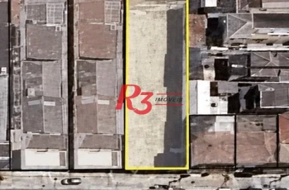 Terreno à venda, 455 m² por R$ 1.600.000,00 - Aparecida - Santos/SP