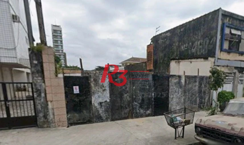Terreno à venda, 455 m² por R$ 1.600.000,00 - Aparecida - Santos/SP