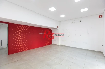 Loja para alugar, 75 m² por R$ 5.500,00/mês - Centro - Santos/SP