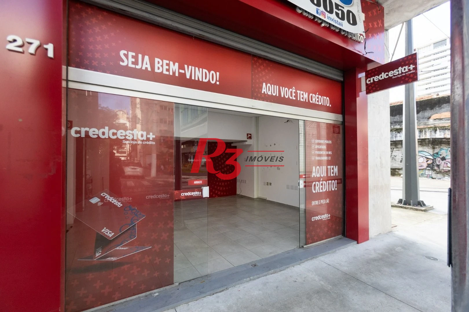 Loja para alugar, 75 m² por R$ 5.500,00/mês - Centro - Santos/SP