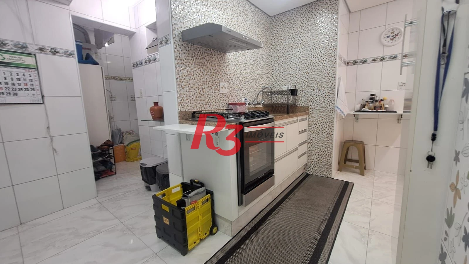 Apartamento com 3 dormitórios à venda, 124 m² por R$ 1.600.000,00 - Boqueirão - Santos/SP