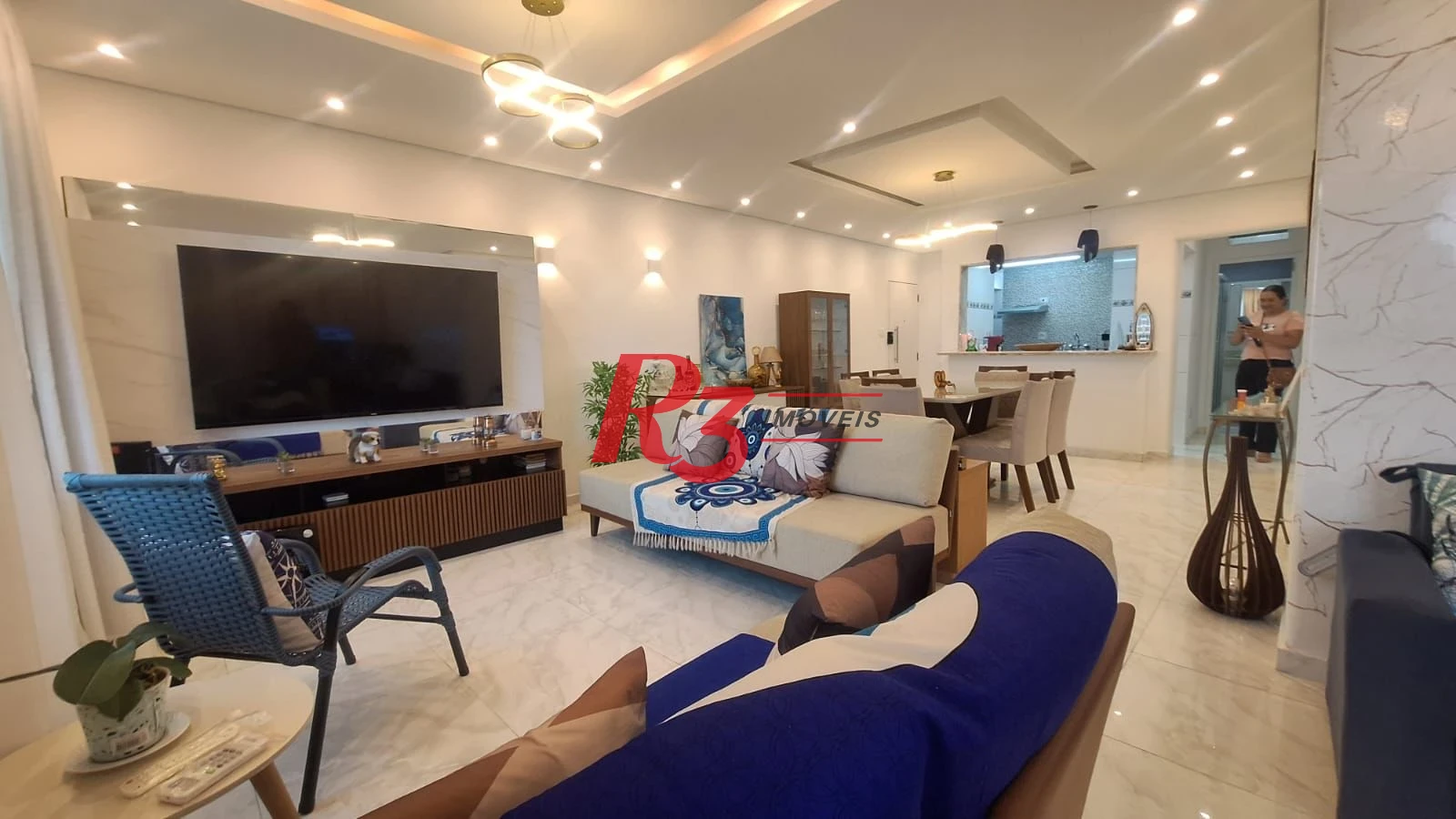 Apartamento com 3 dormitórios à venda, 124 m² por R$ 1.600.000,00 - Boqueirão - Santos/SP