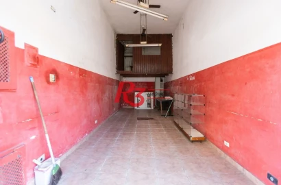 Loja para alugar, 25 m² por R$ 3.000,00/mês - Macuco - Santos/SP