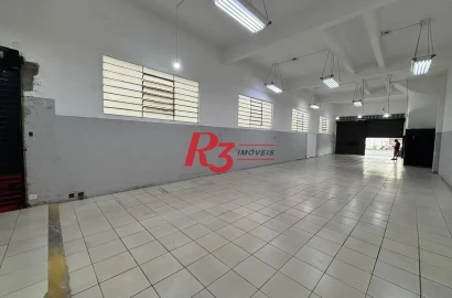 Loja para alugar, 225 m² por R$ 17.000,00/mês - Embaré - Santos/SP