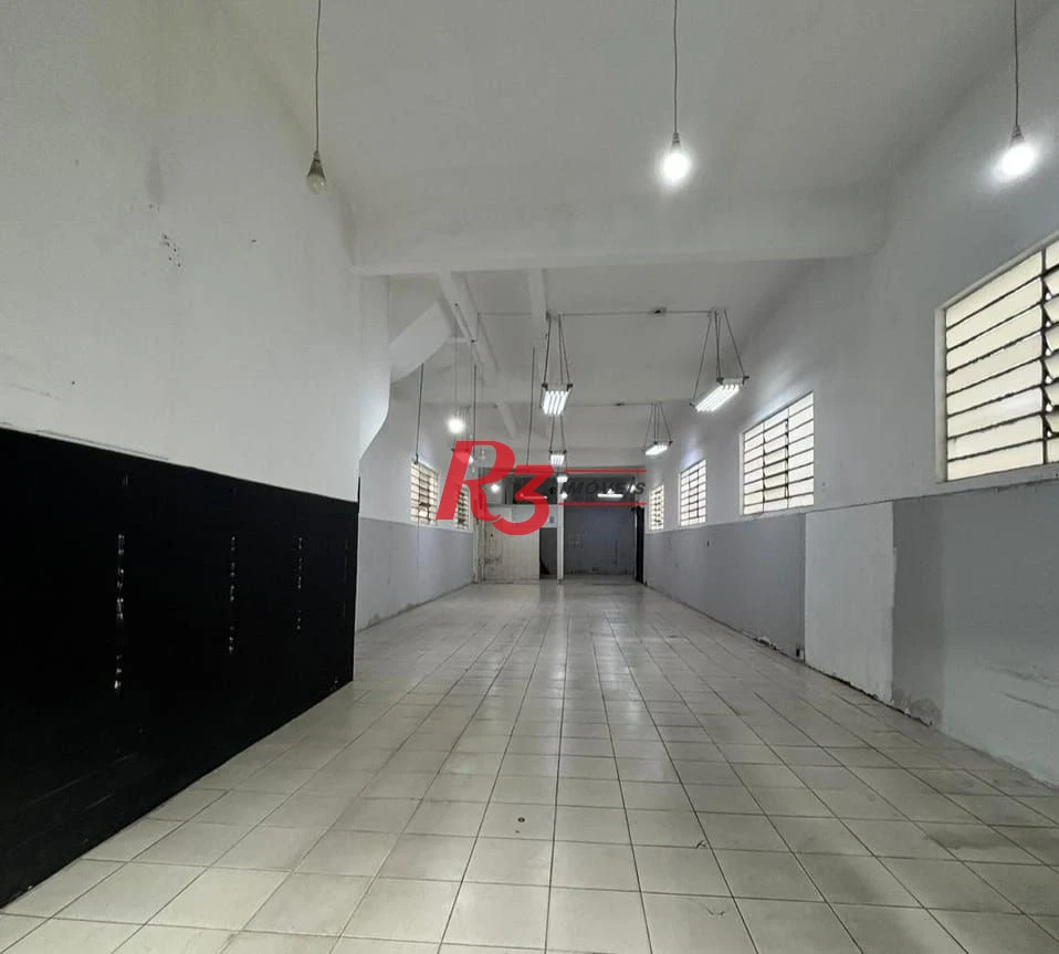 Loja para alugar, 225 m² por R$ 17.000,00/mês - Embaré - Santos/SP