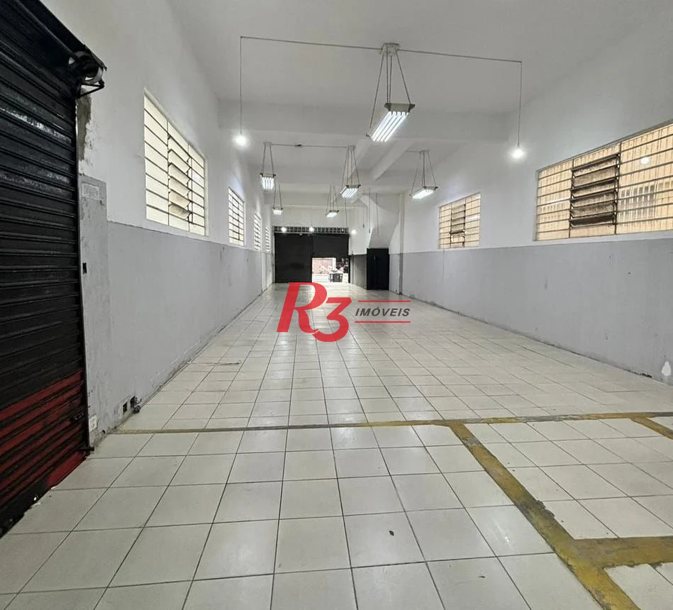 Loja para alugar, 225 m² por R$ 17.000,00/mês - Embaré - Santos/SP