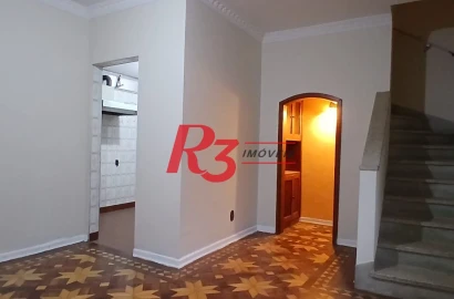 Casa com 2 dormitórios para alugar, 170 m² por R$ 5.500,02/mês - Ponta da Praia - Santos/SP