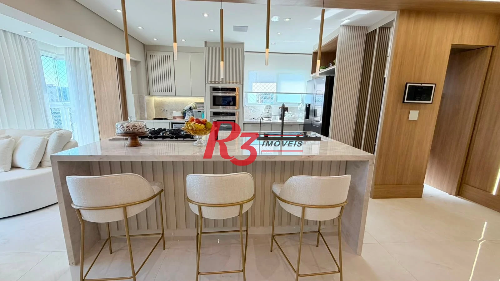 Apartamento à venda, 136 m² por R$ 3.900.000,00 - Boqueirão - Santos/SP