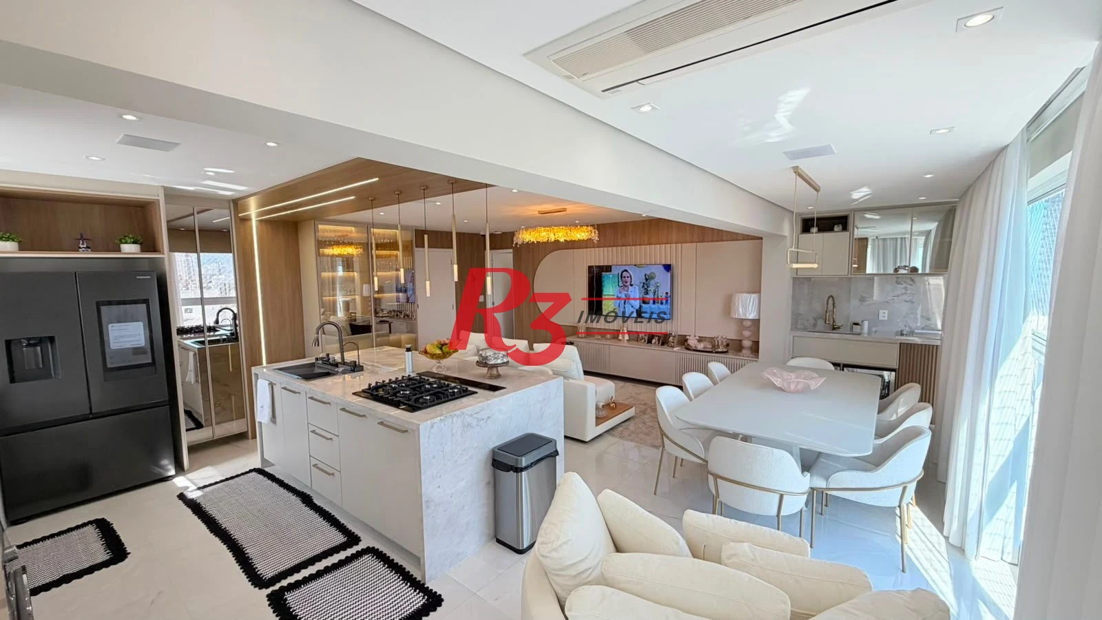 Apartamento à venda, 136 m² por R$ 3.900.000,00 - Boqueirão - Santos/SP