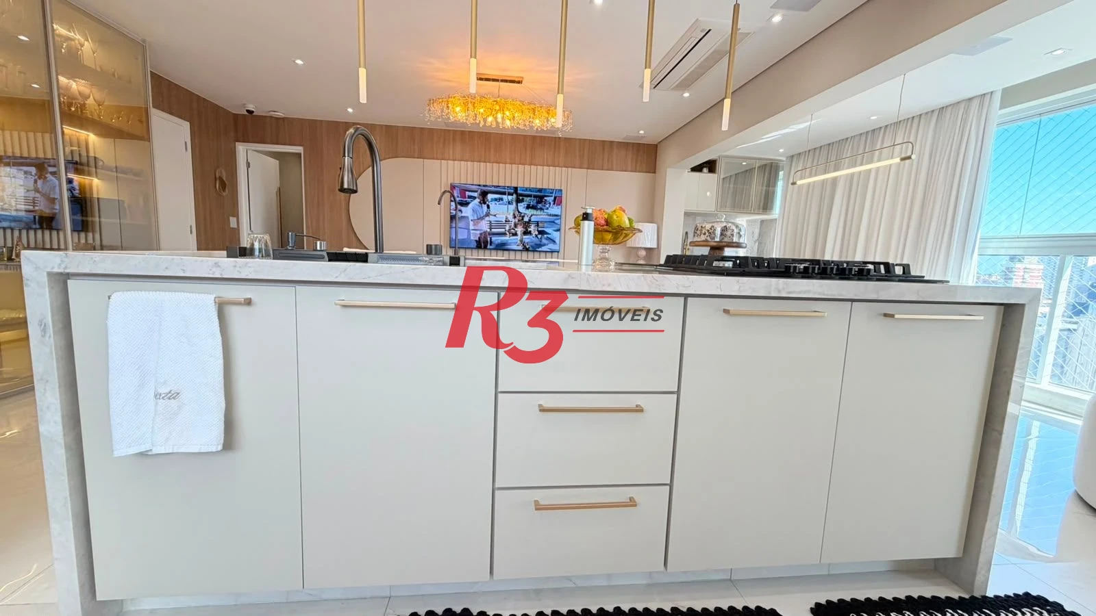 Apartamento à venda, 136 m² por R$ 3.900.000,00 - Boqueirão - Santos/SP