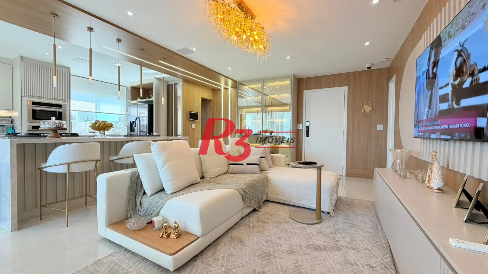 Apartamento à venda, 136 m² por R$ 3.900.000,00 - Boqueirão - Santos/SP
