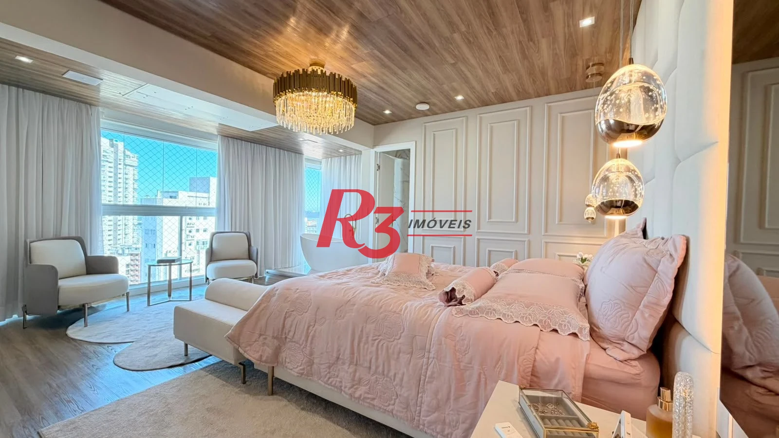 Apartamento à venda, 136 m² por R$ 3.900.000,00 - Boqueirão - Santos/SP