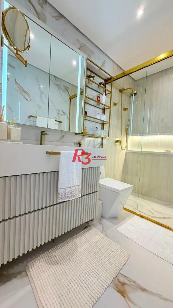 Apartamento à venda, 136 m² por R$ 3.900.000,00 - Boqueirão - Santos/SP