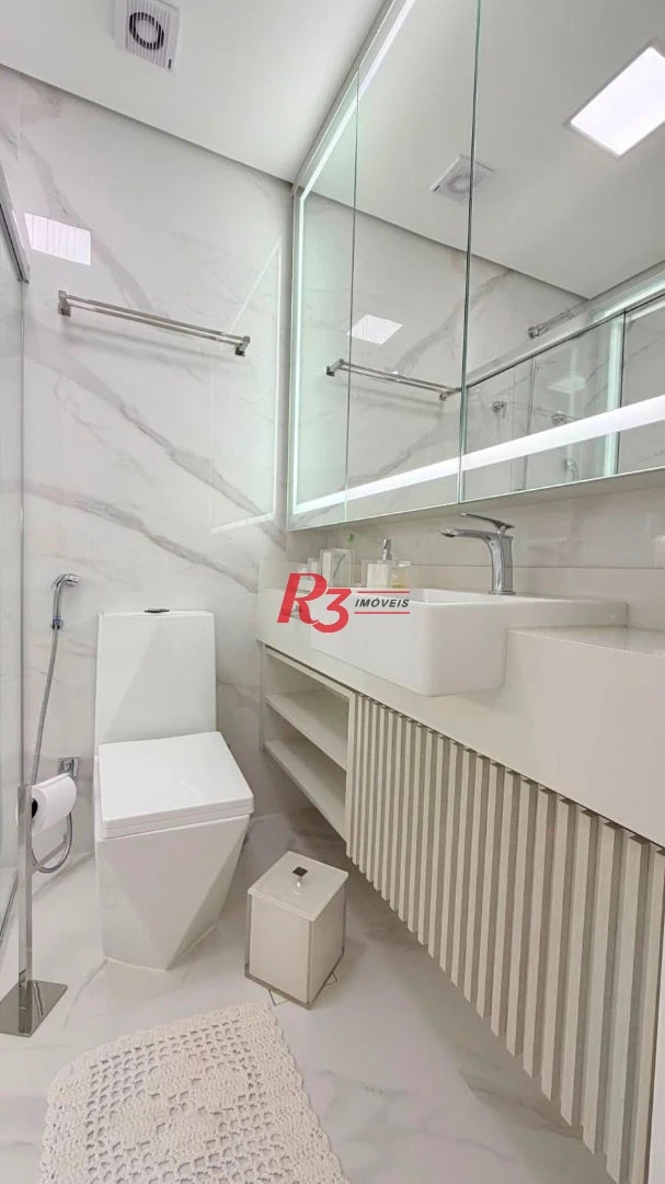 Apartamento à venda, 136 m² por R$ 3.900.000,00 - Boqueirão - Santos/SP