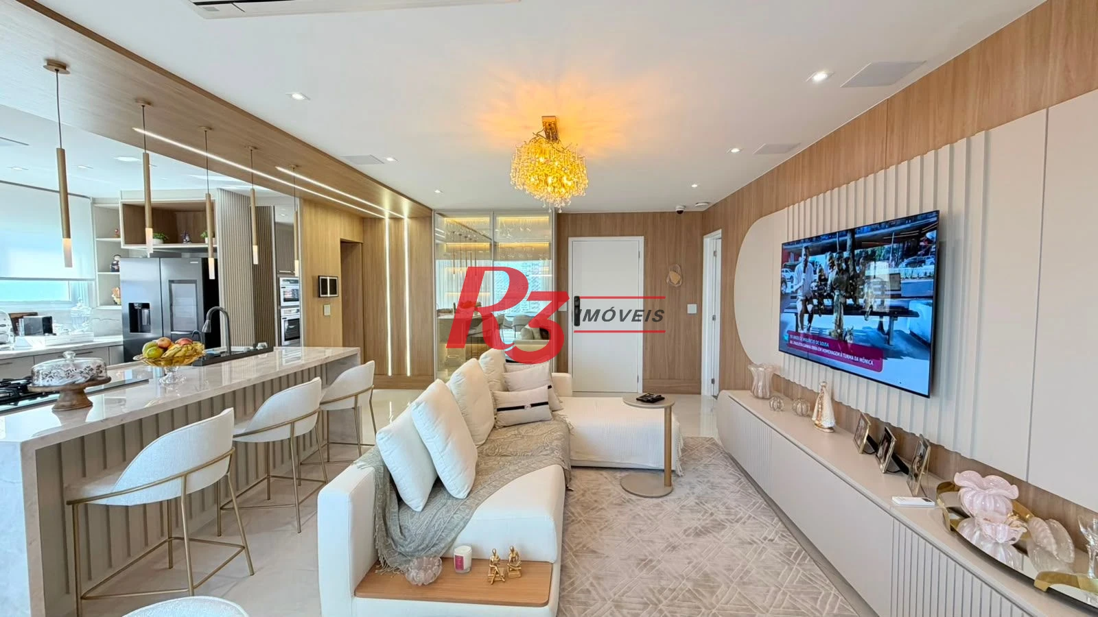 Apartamento à venda, 136 m² por R$ 3.900.000,00 - Boqueirão - Santos/SP