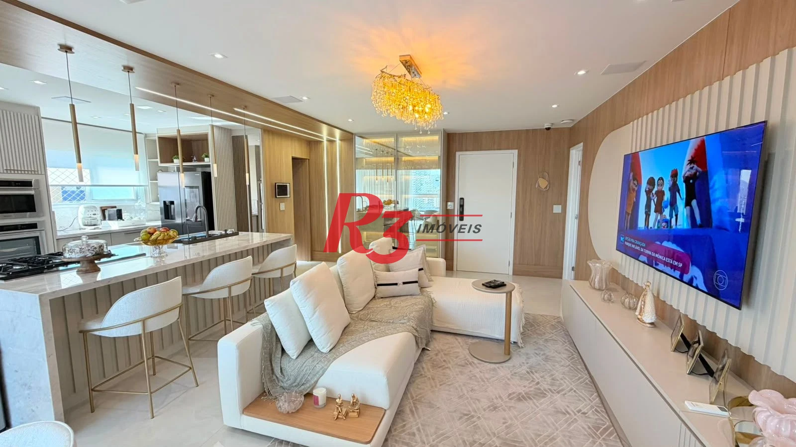 Apartamento à venda, 136 m² por R$ 3.900.000,00 - Boqueirão - Santos/SP