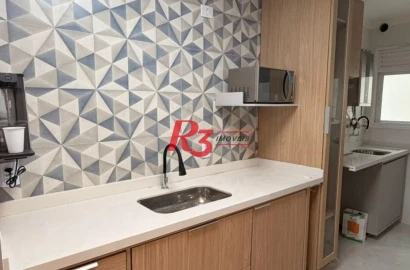Apartamento com 3 dormitórios à venda, 92 m² por R$ 920.000,00 - Ponta da Praia - Santos/SP