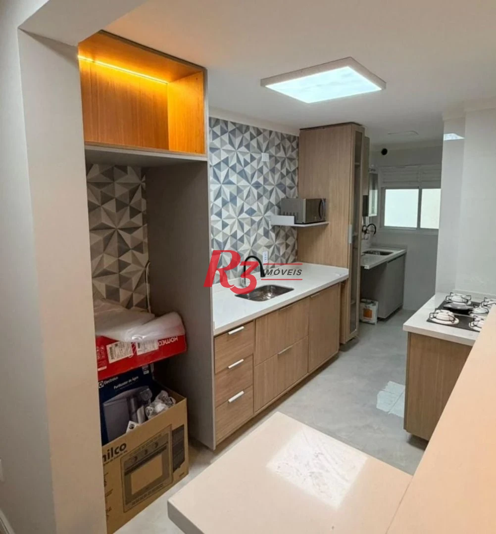 Apartamento com 3 dormitórios à venda, 92 m² por R$ 920.000,00 - Ponta da Praia - Santos/SP
