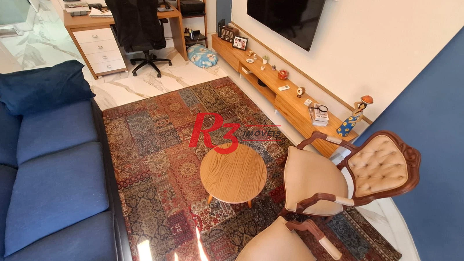Apartamento com 3 dormitórios à venda, 103 m² por R$ 700.000,00 - Campo Grande - Santos/SP