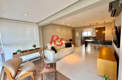 Apartamento com 2 dormitórios à venda, 70 m² por R$ 1.080.000,00 - Gonzaga - Santos/SP